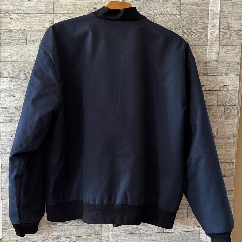 No Fear Coat‎ Varsity Jacket Vintage Blue Bomber work wear men's size XL y2k - Picture 5 of 6